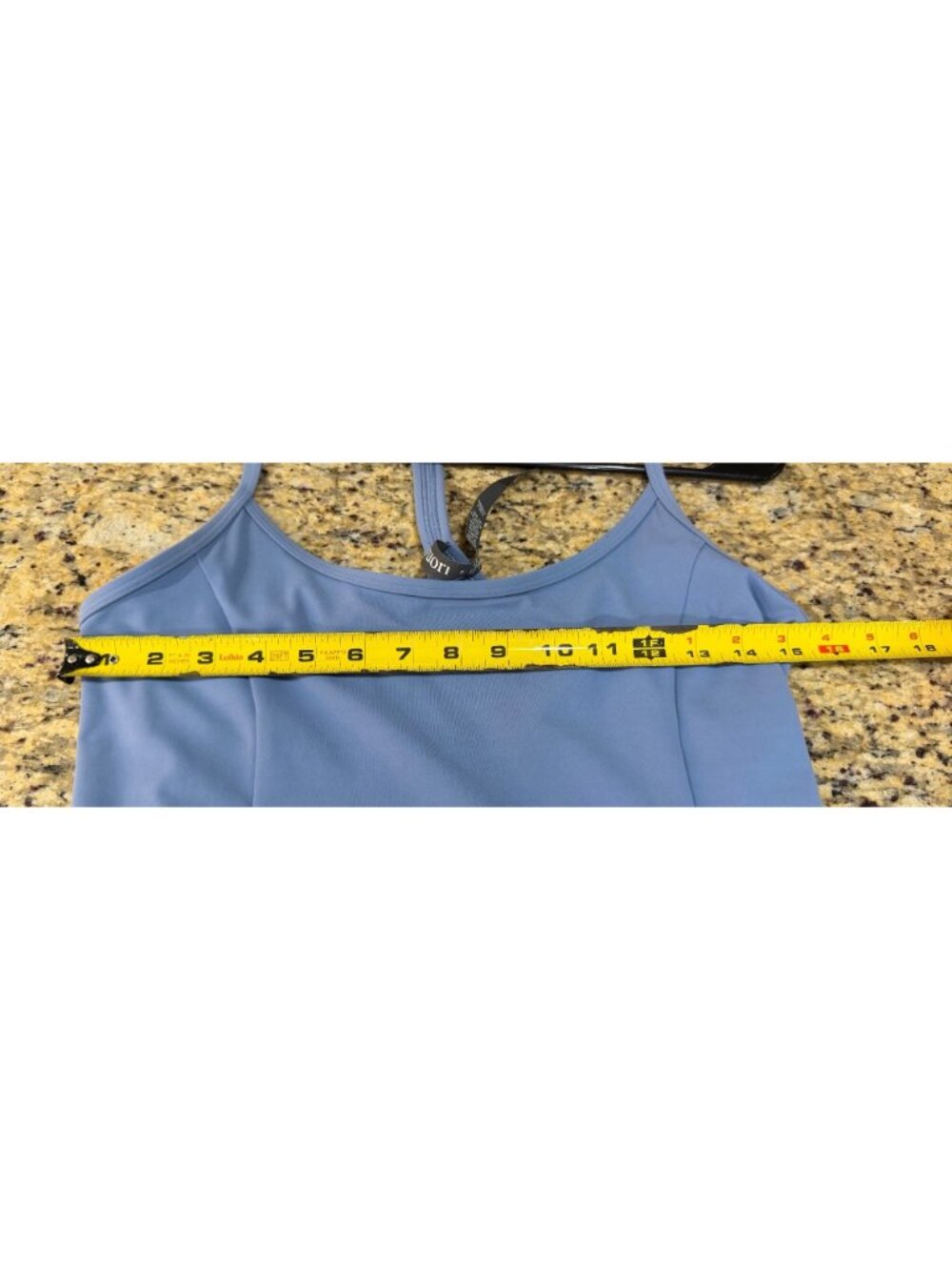 Vuori W One Shot Tennis Dress Biker Shorts Womens M Blue Strappy Back Athletic - Picture 5 of 9